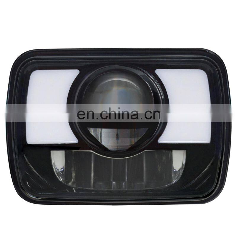 J230 LED WORK LIGHT Aluminum Alloy 5*7INCH 5x7 72w pair 7000L for truck auto car Rectangular LED Headlight with 30W LANTSUN