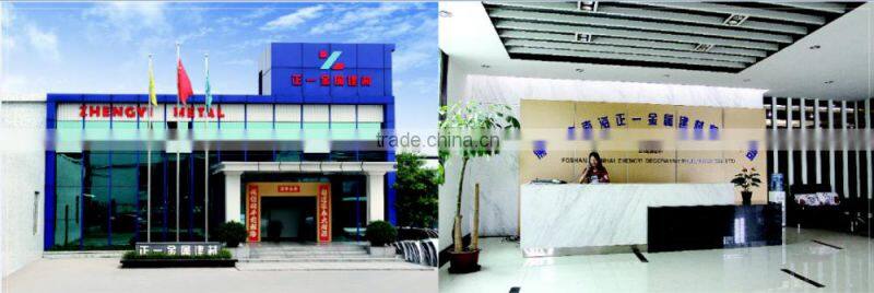 light bronze aluminum curtain wall siding panel