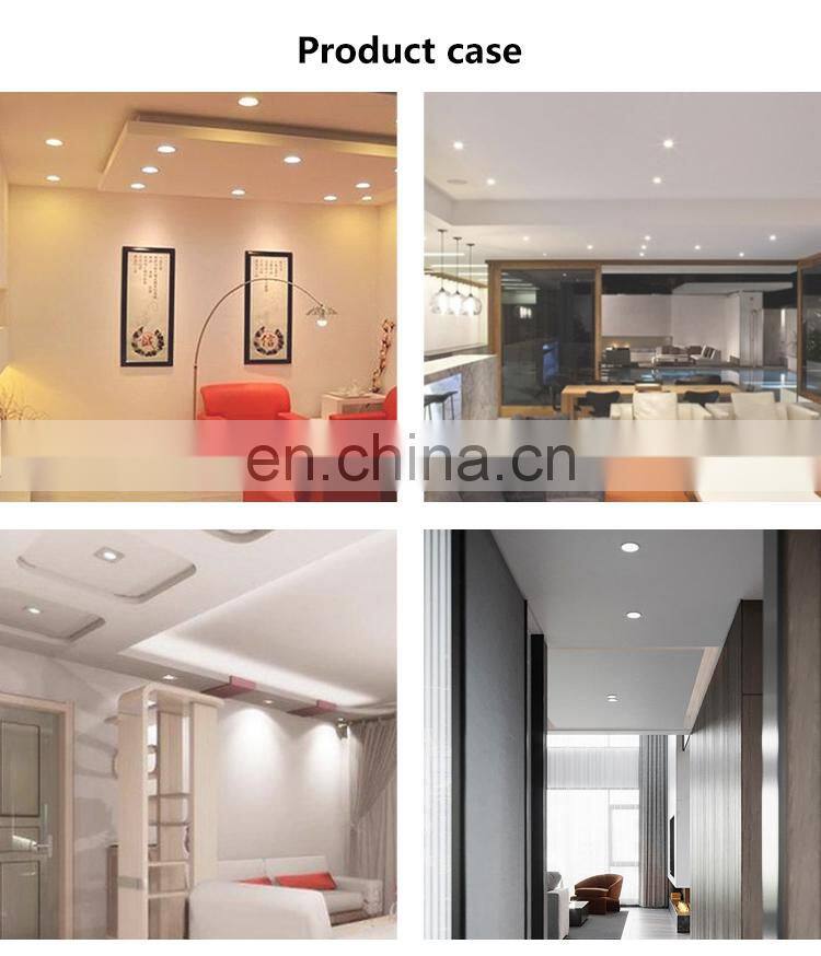 High Quality Dali Frame Recessed Profile Adjustable Fixture 3 Color CCT Spotlight Led Spot Light