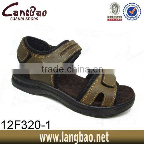 High Quality Italian Hottest Beach Shoes Men's Leather Sandals