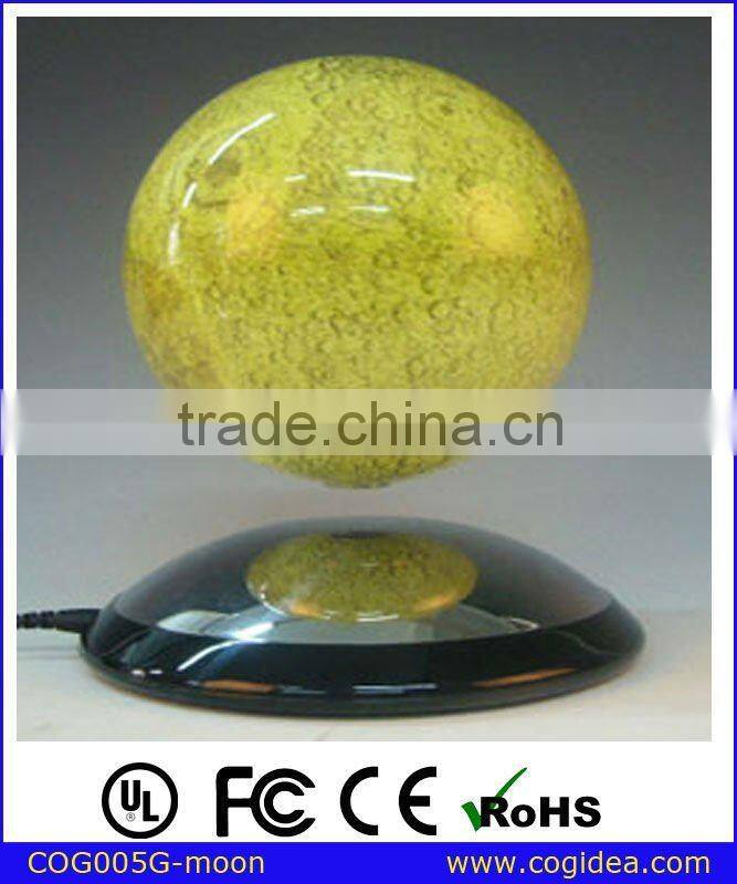 China supplier magnetic floating globe,floating & spinning moon globe display