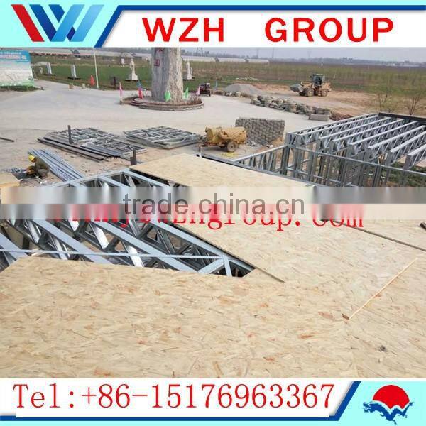 Z275 1.2mm galvanized light gauge steel framing material for house plans villa