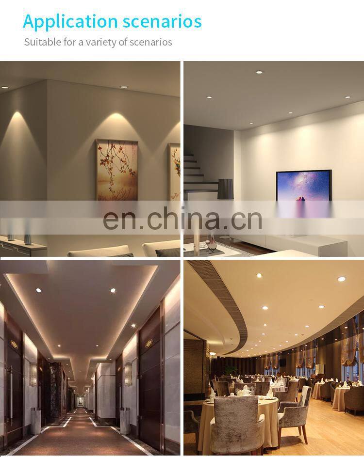 HUAYI Drop Shipping Project Aluminum 14w Indoor Market Museum Recessed Ceiling Led Spotlight