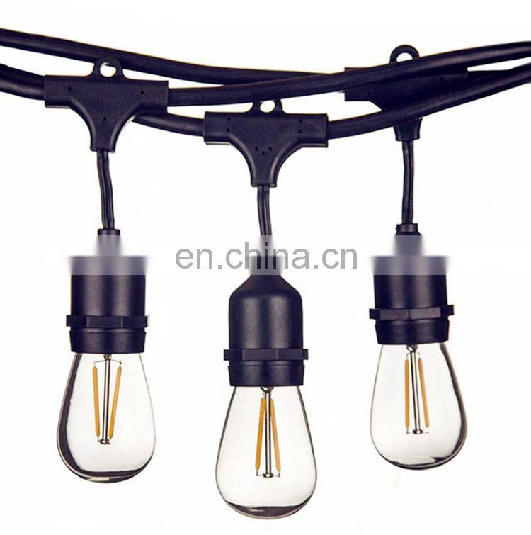 Hot on Amazon E26 E27 sockets S14 st64 a60 led bulb Waterproof Outdoor Yard patio home Garden Party LED festoon string light
