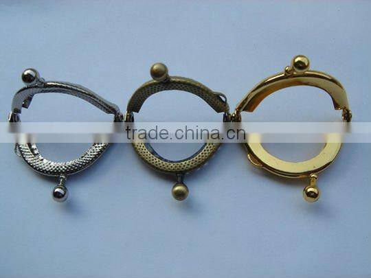 Metal Coin Purse Frame With Sewing Holes