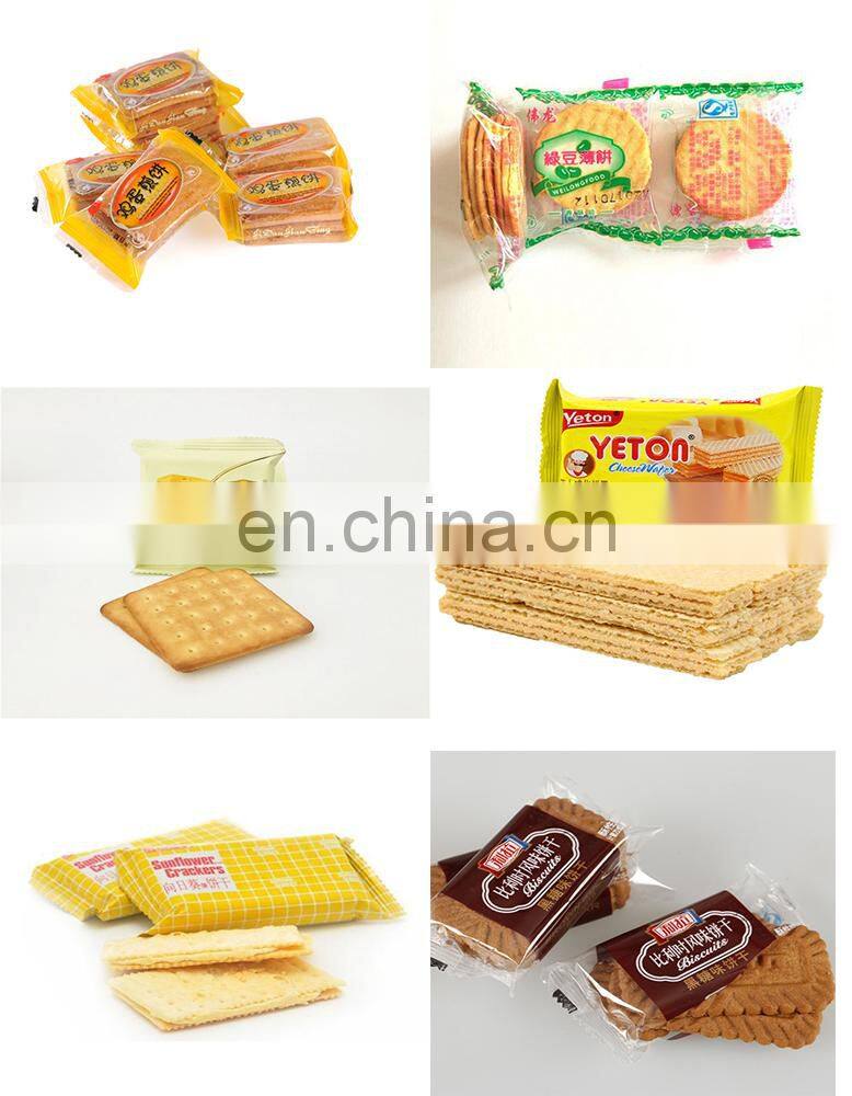 RUIPUHUA automatic feeding packing line Multiple packaging machine combination Horizontal Biscuit Cookie food packaging machine