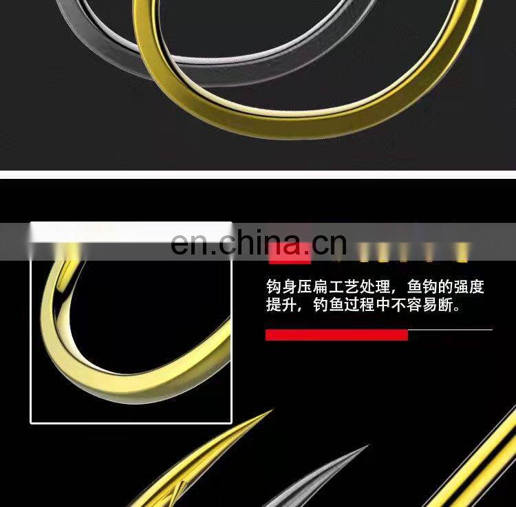 Proberos 11pcs/Bag Carbon Steel Tuna Hook Circle Hook