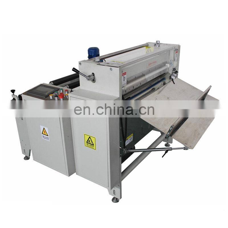 PVC PET Roll to Sheet Cutting Plastic Film Sheeter Machine