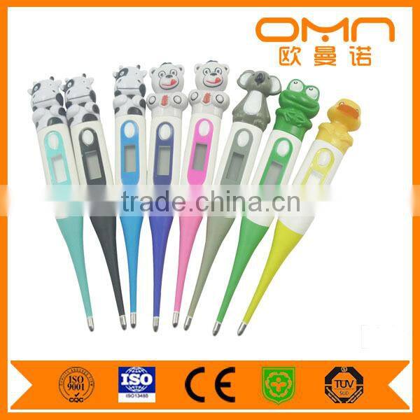 Beauty digital oral thermometer with cartoon head high accuracy and fast response