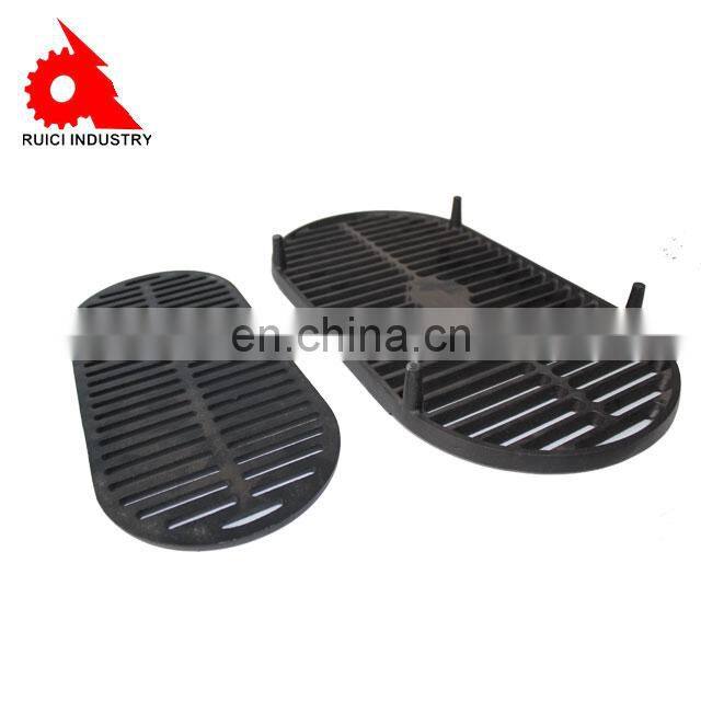 Russian homemade cast iron charcoal bbq grill