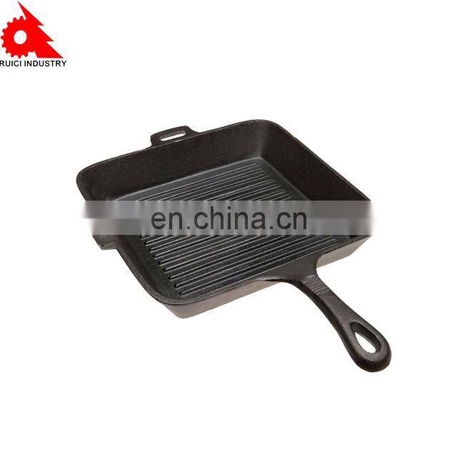 Hot wholesale square cast iron charcoal bbq grill