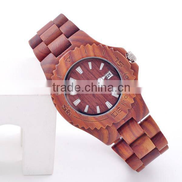 2015 Fashion Brand Wooden Sports Watch alibaba express