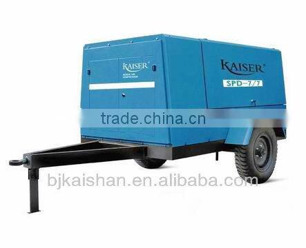 KAISER SPD 7.4-7 Electromotor Portable Rotary Screw Air Compressor(261cfm,102psi)