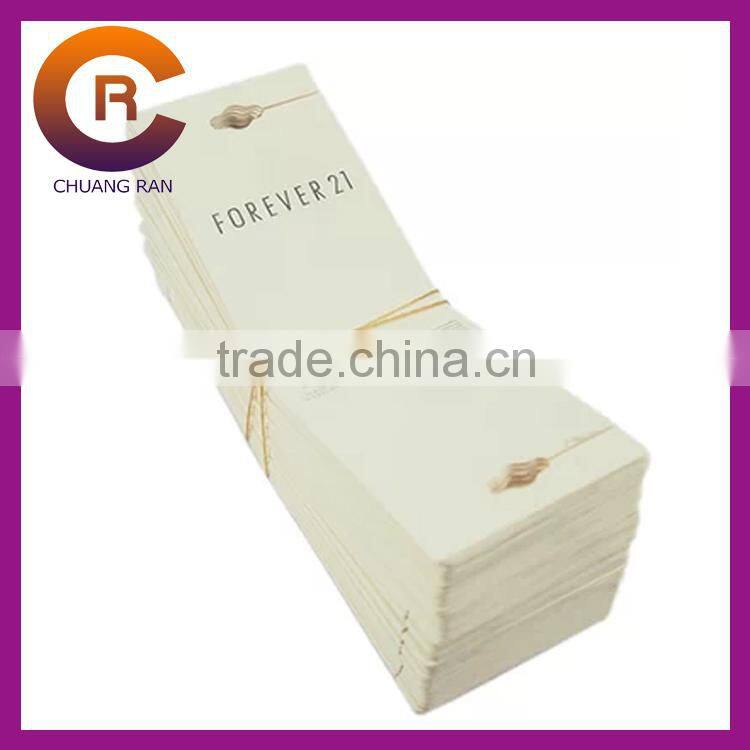 Custom plastic logo printed hair bow headband hair clip display cards