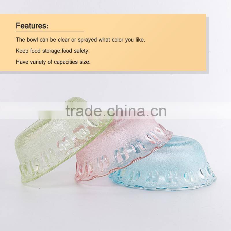 cheap glass plates set for food