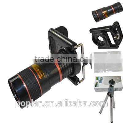 Poplar 8X Optical Zoom Telescope Camera Lens for Mobile Phone Iphone