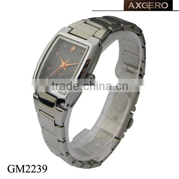 New product unisex 3 atm quartz stainless steel back watch