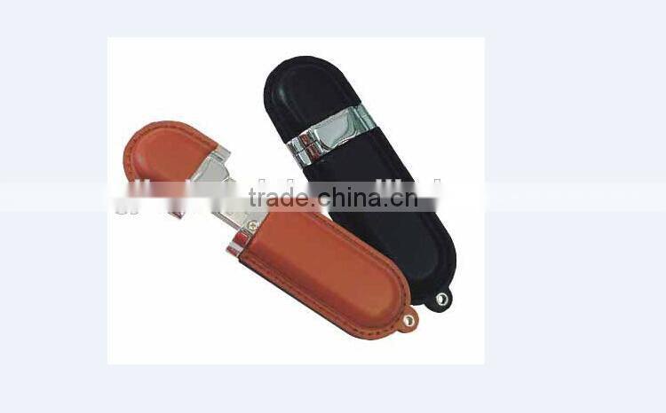 G&J 2014 fashion 16gb black leather usb flash drive