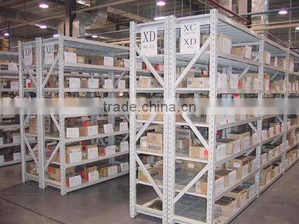 Solid steel plate storage rack