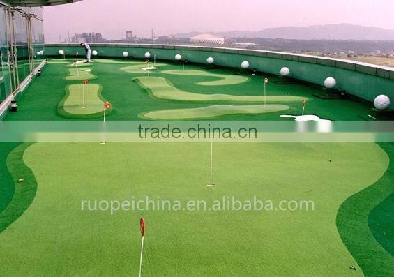 Artificial natural synthetic golf grass turf