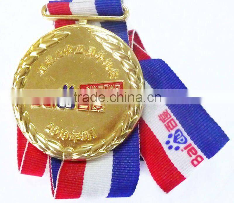 2012 hot sale Sport metal medal with imitation hard enamel