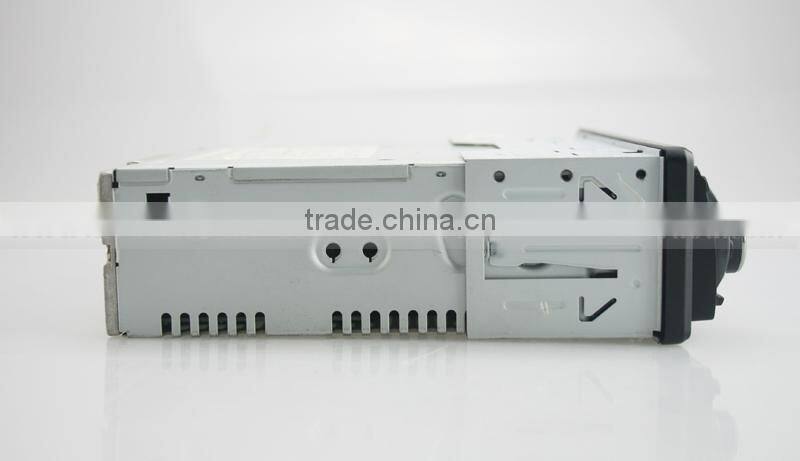 Hot sale single din car DVD player with aux in, fix/detachable panel optional