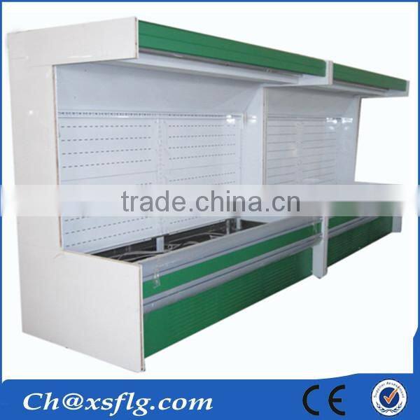 Metal small priced supermarket showcase refrigerators