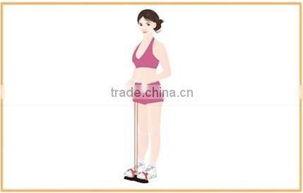 (120505)New Pedal Resistance Bands Slimming Fitness Wall Pulley Yoga Rope Latex Home Gym