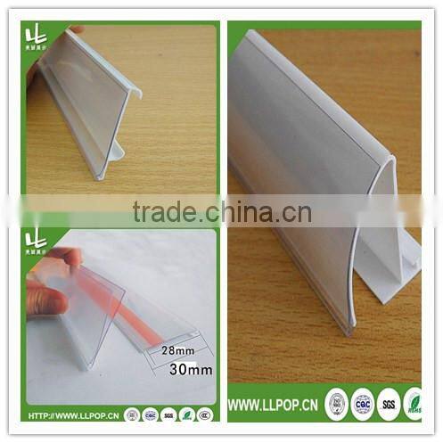 Plastic PVC Label Holder Clip Holder