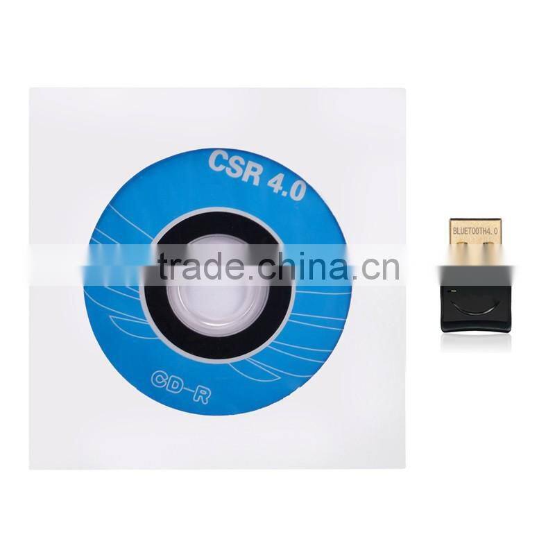 New plug and play high speed mini usb wireless bluetooth CSR 4.0 CSR8510 chipset USB bluetooth dongle adapter