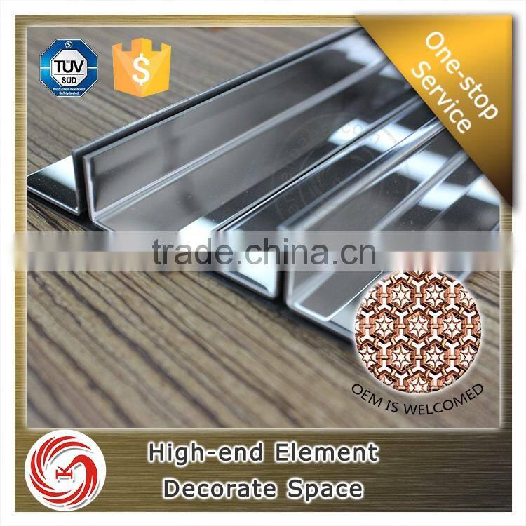 Wall mount stainless steel expansion joint movement joint bead