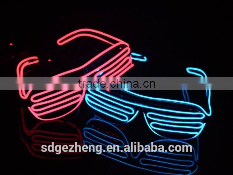 factory wholesale led flashing light glasses shutter party el glasses for Christmas Halloween decoration
