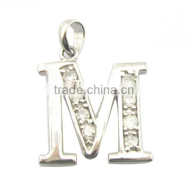 Hot Wholesale Silver Pendant Letter D Pendant