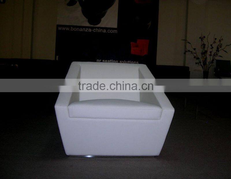 leather single seat Sofa set design 879# for home and living room