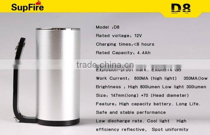 Supfire D8 Waterproof IP68 Explosion-Proof Torch Light