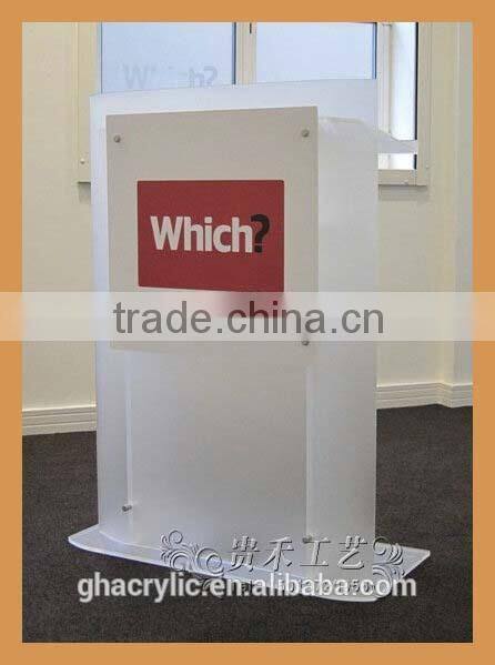 GH-YZ#040#2 clear acrylic plexiglass desk