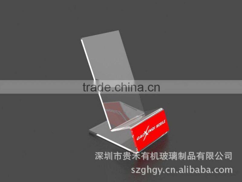 Useful transparent acrylic mobile phone display stand