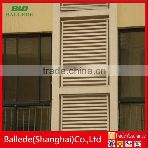 custom shape wall aluminum louver window