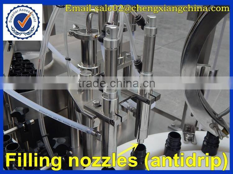 Free shipping PLC controlled autoamtic filling and sealing machine,bottle filler
