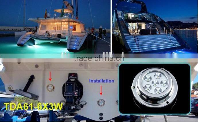 9W underwater IP68 marine LED trim tab light