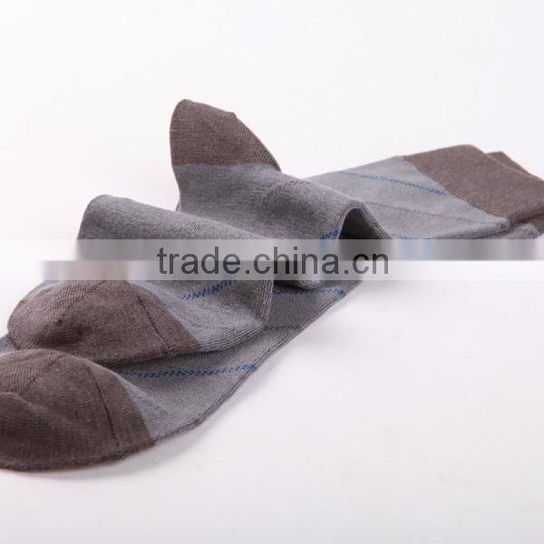Wholesale Breathable Stripe Men Casual socks Bamboo Fiber tube bamboo charcoal socks