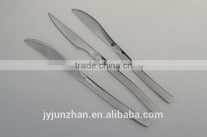 2015 new design stainless steel dinner knife