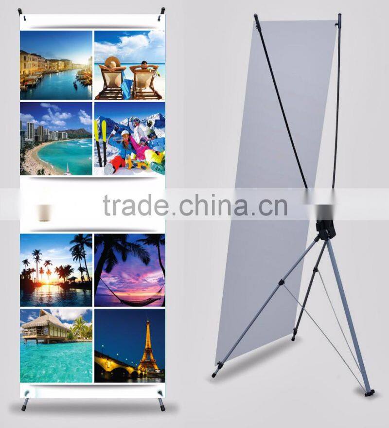 Custom material indoor advertising outdoor advertising PVC Adjustable x banner