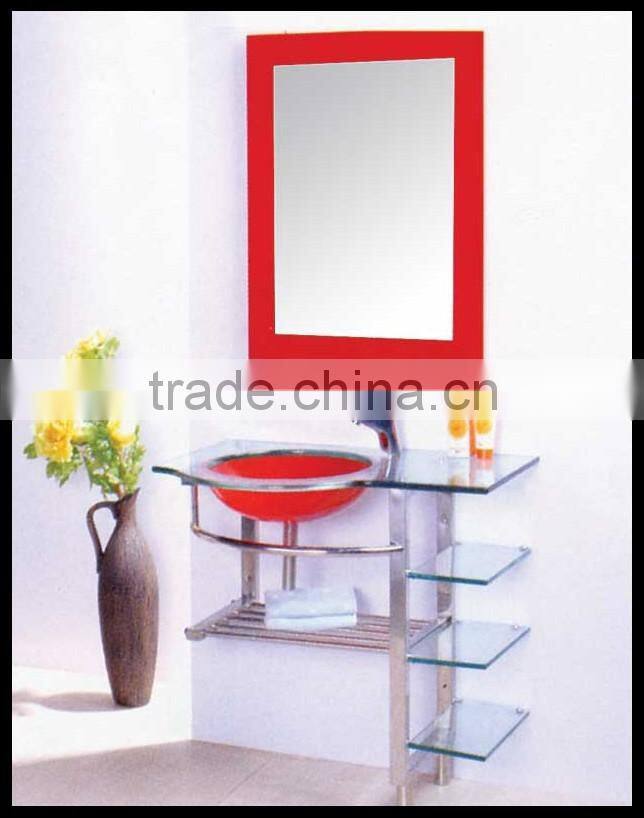 Big crystal wash basin glass bowl YL-7033