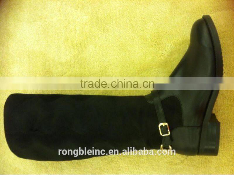 2014 fashion ladies ankle boots ladies low heel dress boots pu leather boots