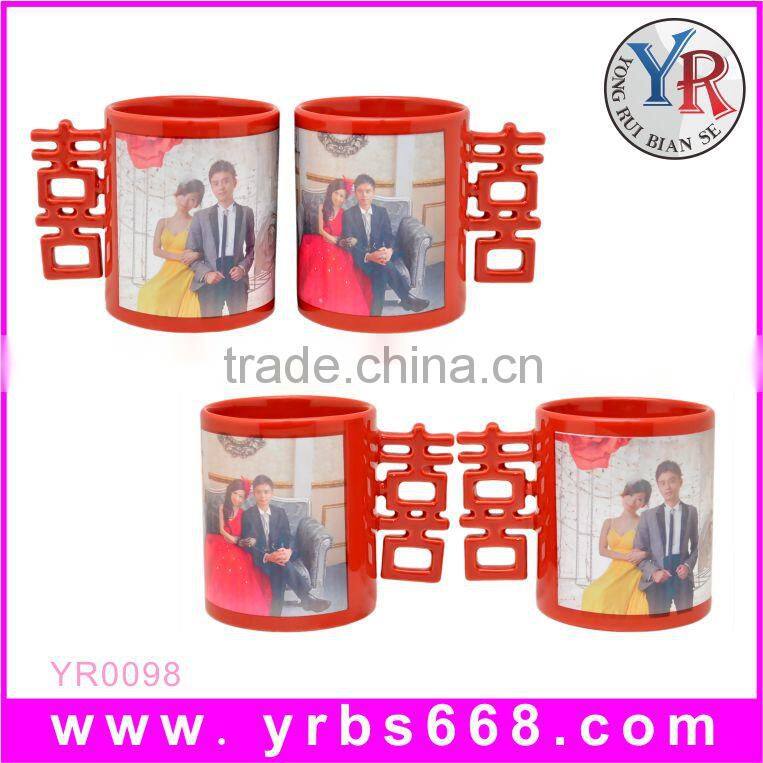 Factory custom hot products indian wedding anniversary gifts color change mugs