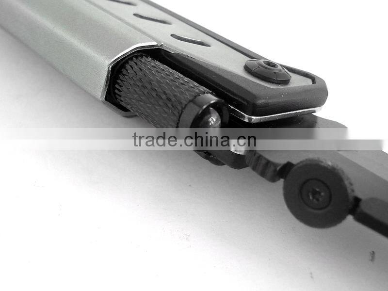 Camping Knife Application and Stainless Steel Blade Material tool logic knife with fire starter and led lighter