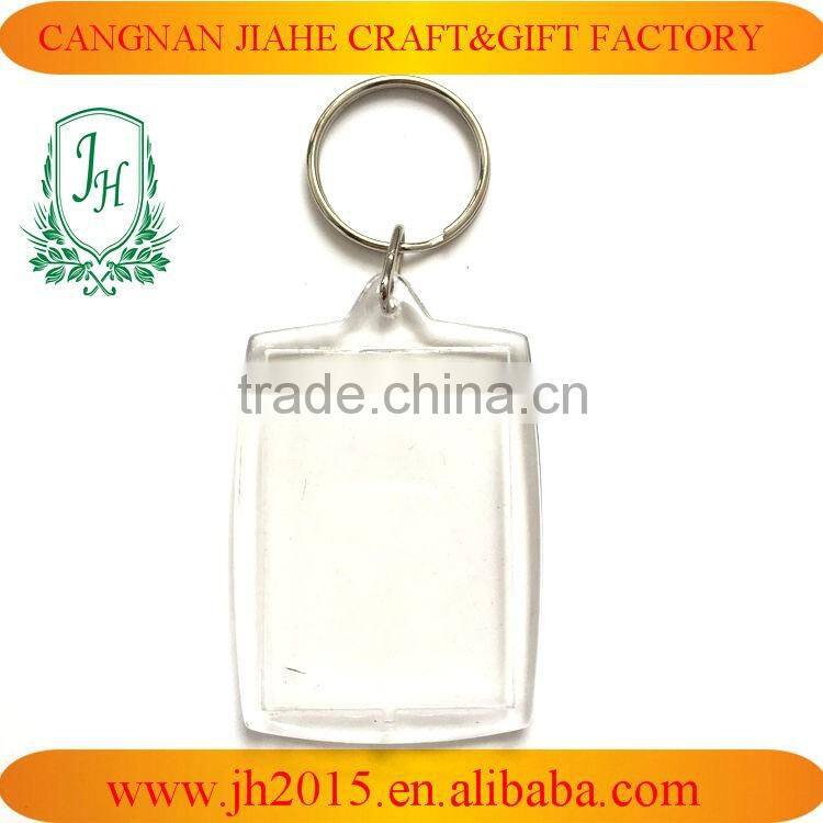 T-shirt shaped Plastic type custom printed acrylic keychains key ring