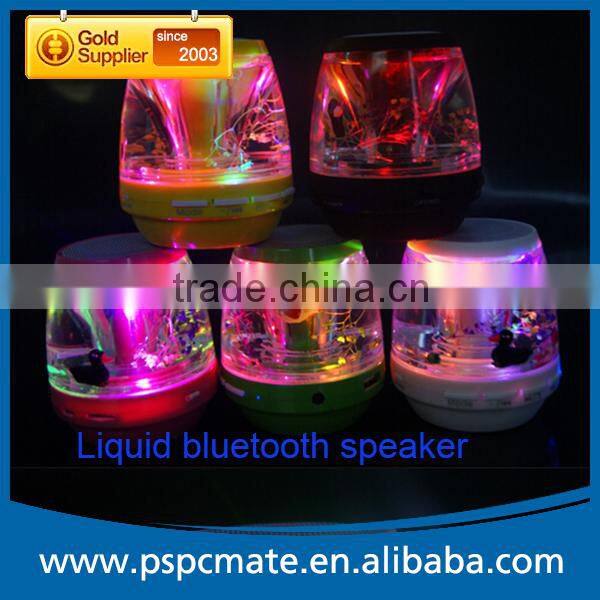 Handfree Stereo bluetooth wireless liquid speaker support TF card