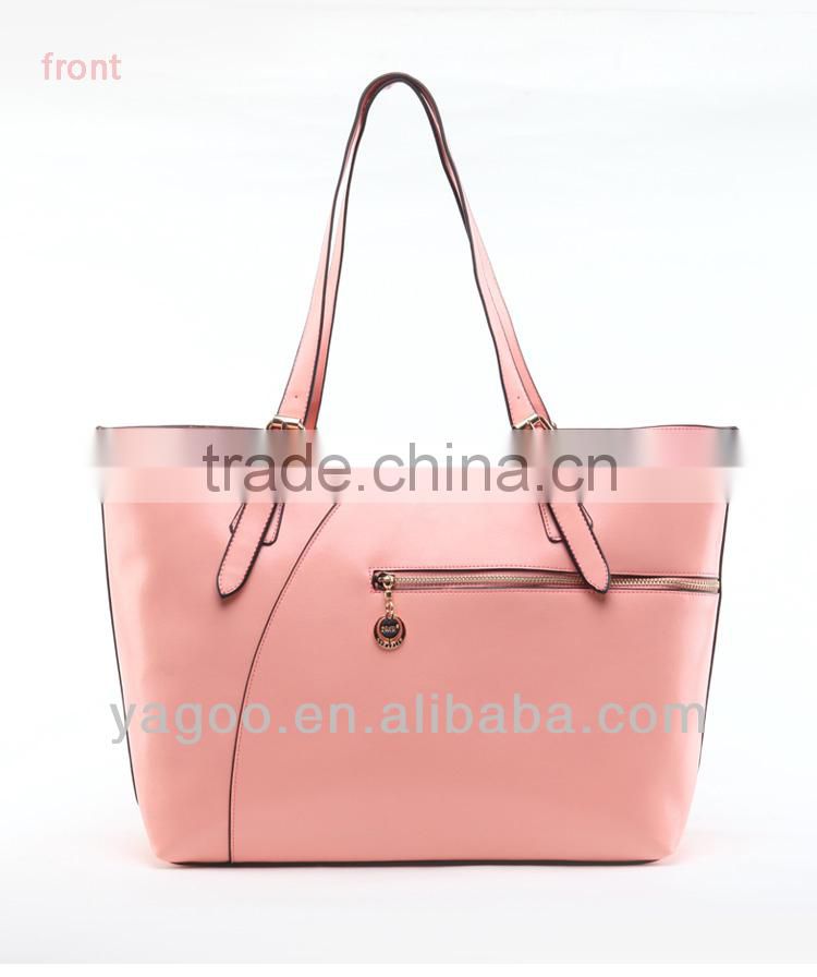 Multi-color Cheap beach PVC waterproof bag plain leather handbag